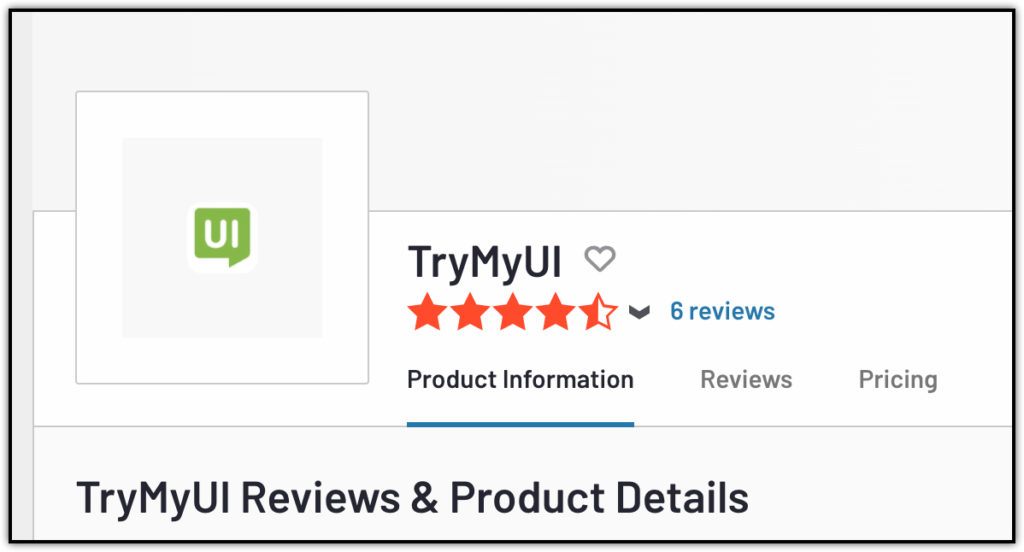 trymyui 6 user reviews