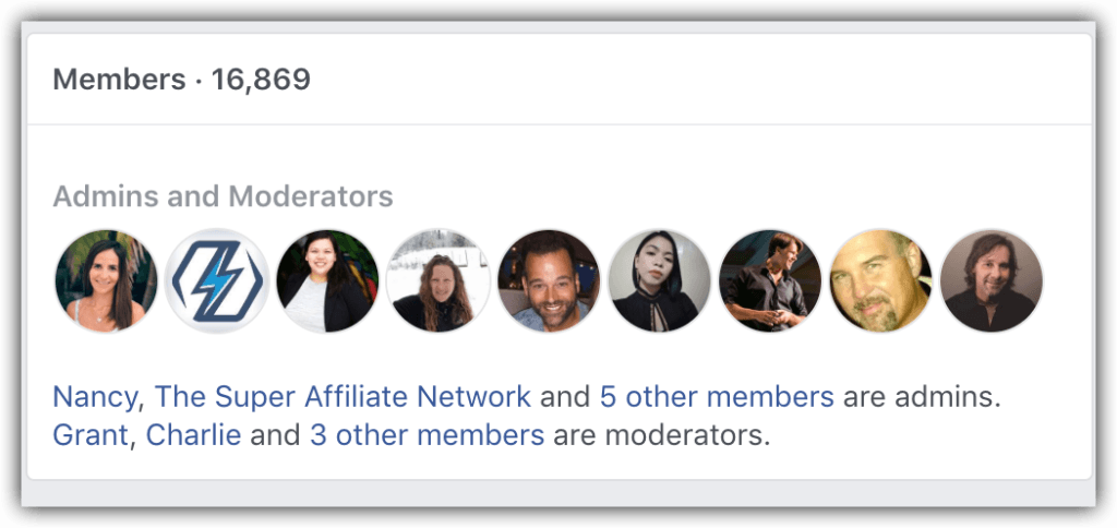 super affiliate network facebook group