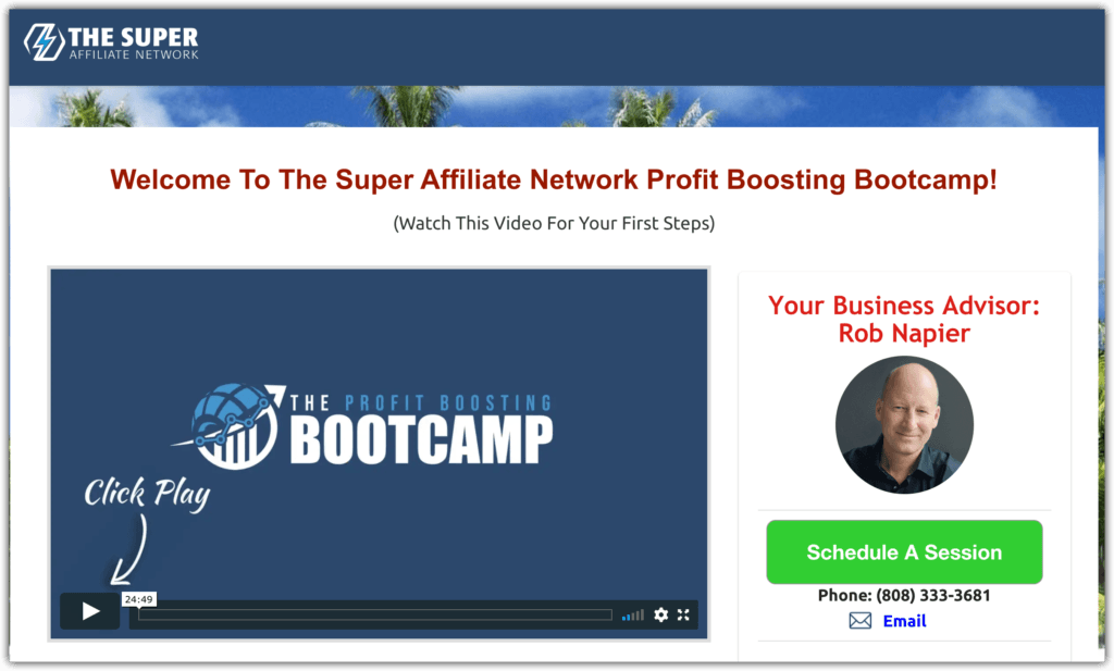 super affiliate network not the product I purchased