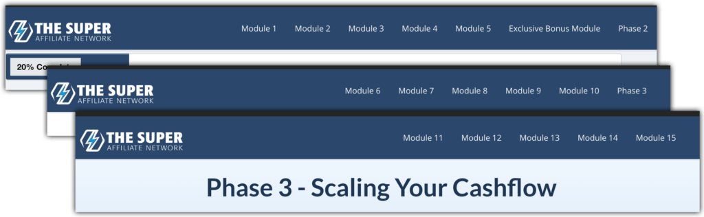 super affiliate network training module area