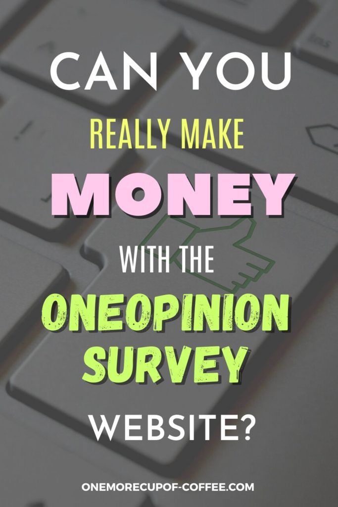 Can You Really Make Money With The OneOpinion Survey Website?