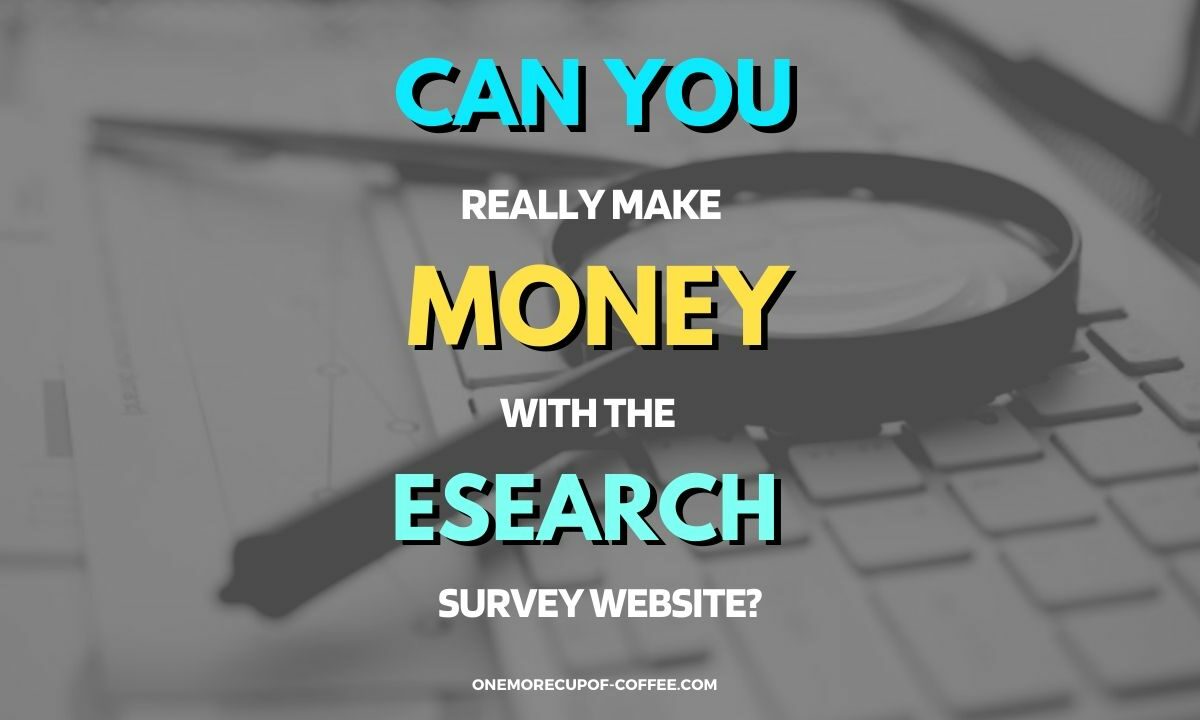 Make Money With The Esearch Survey Website Featured Image