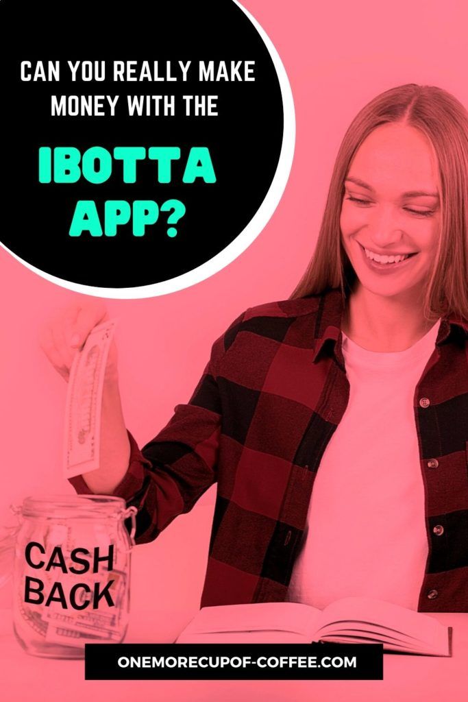 pink tint image of woman in red plaid shirt putting dollar bill in a jar marked 'cash back' on it, with text overlay 