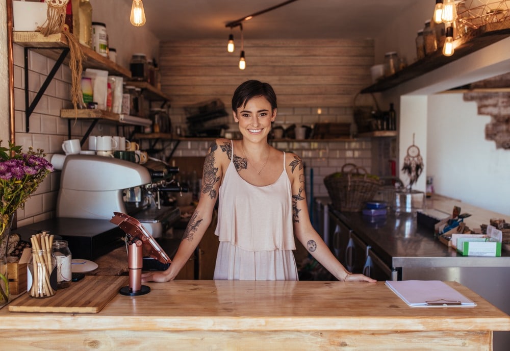 business owner dedicated to her shop