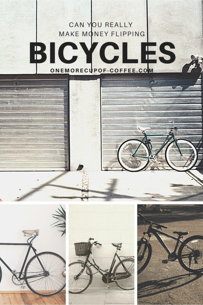 modern and used bicycles in aesthetic settings