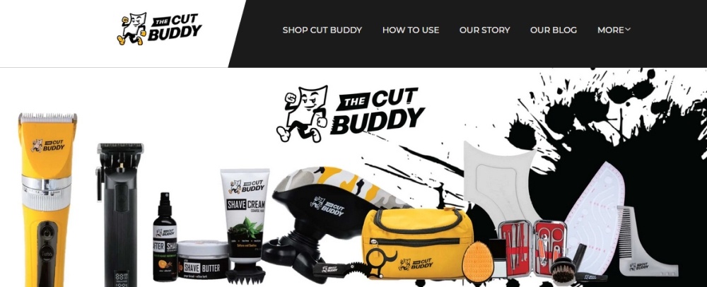 The Cut Buddy homepage screenshot