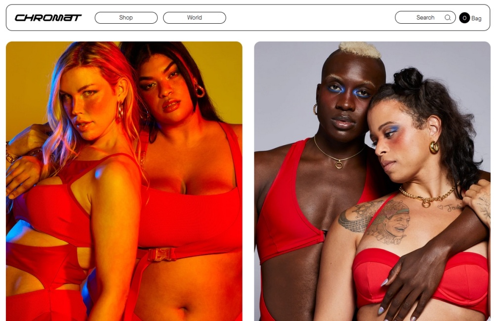 Chromat homepage screenshot